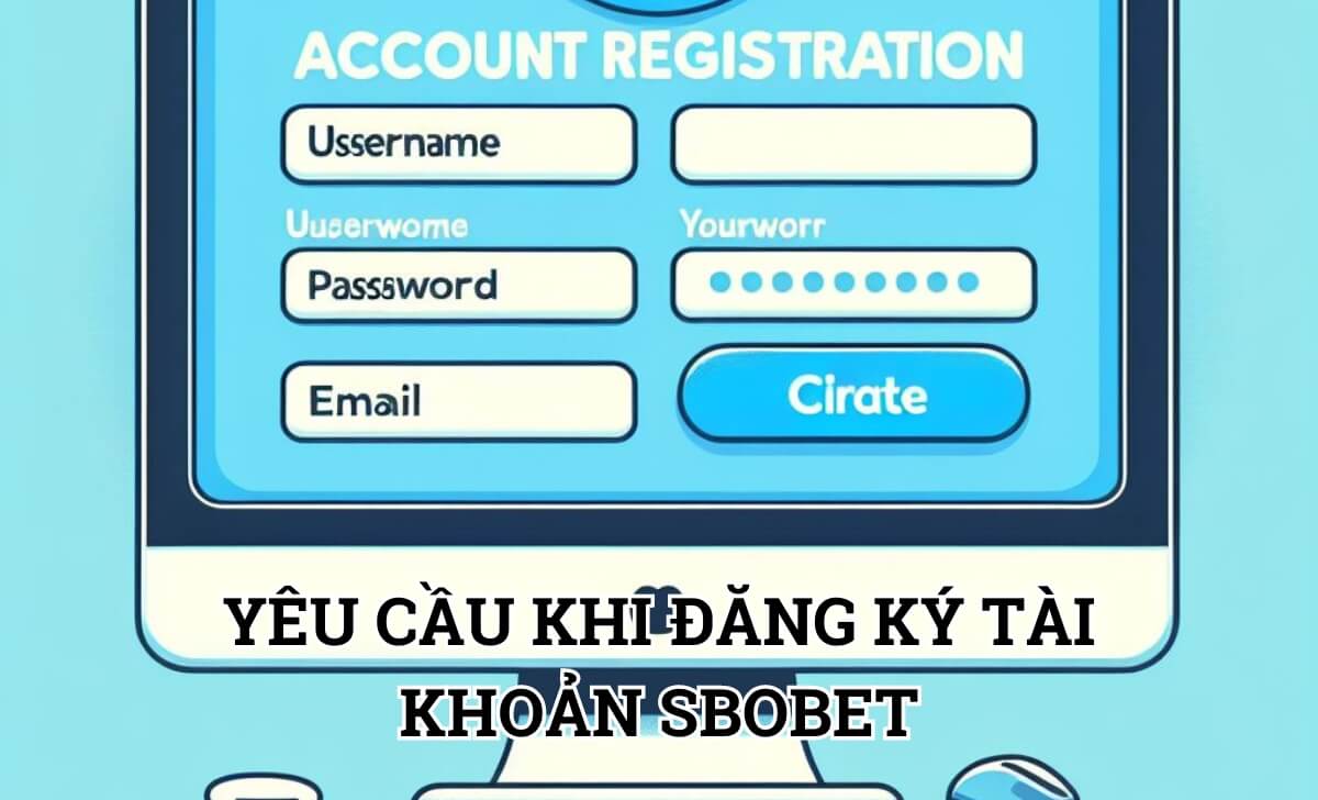 Yêu cầu cần thiết để đăng ký tài khoản Sbobet